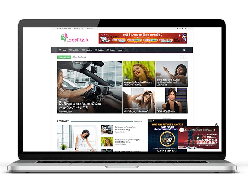ladylike.lk banner